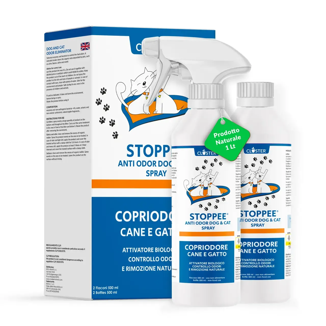 rimuovere odore pipì gatto cane